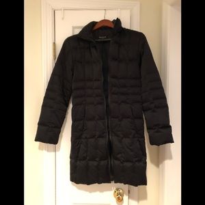 Searle Black Satin finish Down coat